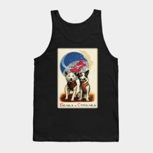 Belka and Strelka Russian Space Dogs Tank Top